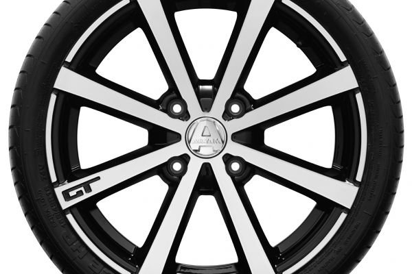 Leichtkraftfahrzeuge AIXAM City Alufelgen, Reifen 165/45R16, 8 Speichen “GT Diamant-Style“